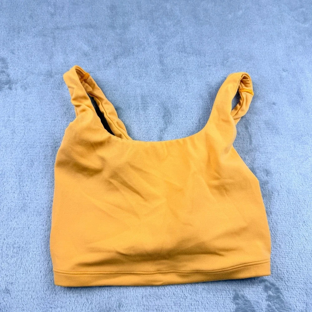 Aerie OFFLINE Real Me Women's XS Strappy Sports Bra Orange